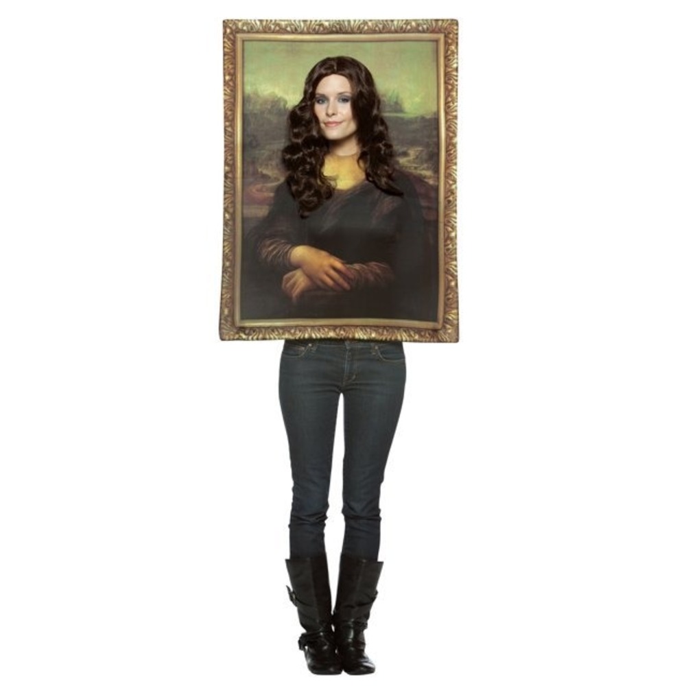 Rasta Imposta Mona Lisa Portrait Costume Women One Size Like New